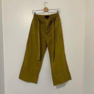 J. Crew Cropped Wide-Leg Trousers